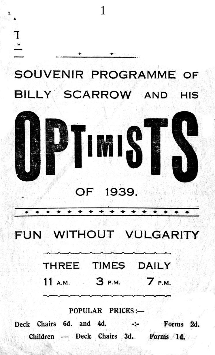 Optimists of 1939 Programme