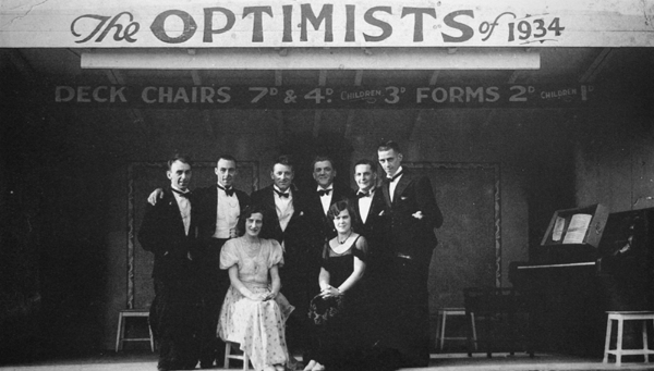 Billy Scarrow's Optimists, Redcar 1934
