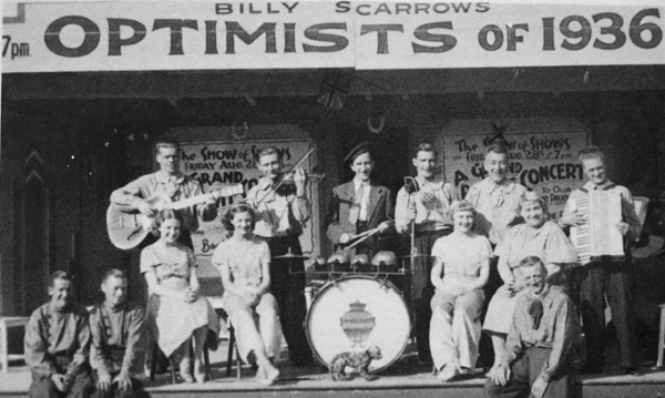 Billy Scarrow's Optimists, Redcar 1936