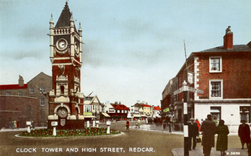 Redcar Clock Tower and High Street
